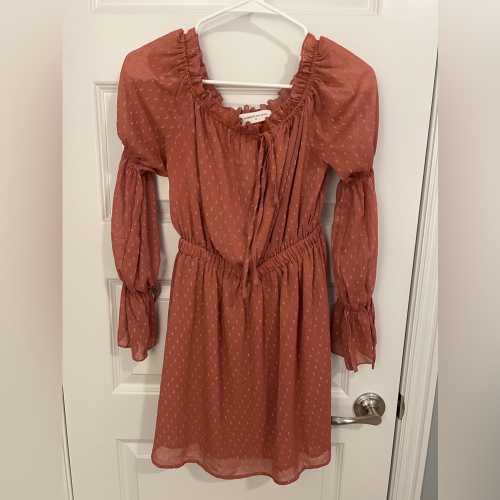 Off The Shoulder Pink Dress